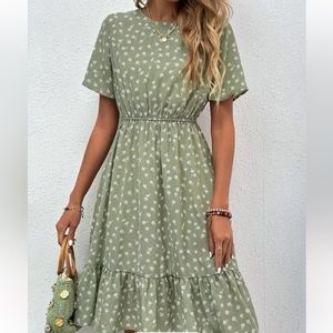 Knee length floral SHEIN dress